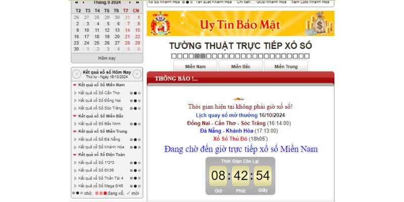 Trực tiếp quay thưởng xổ số